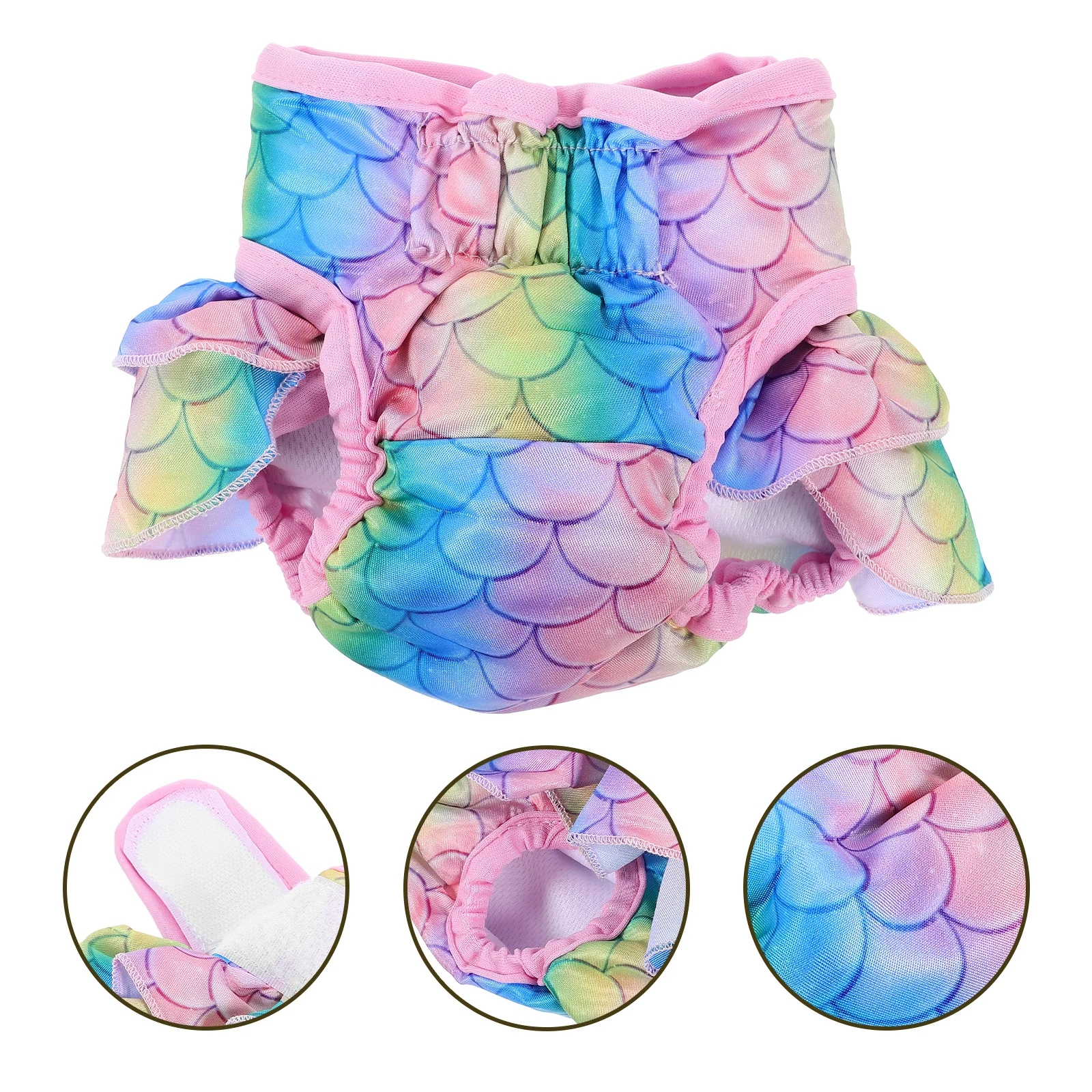 

Dog Sanitary Pant Reusable Washable Female Pet Diaper Comfortable Leakproof Breathable Period Pants for Dogs