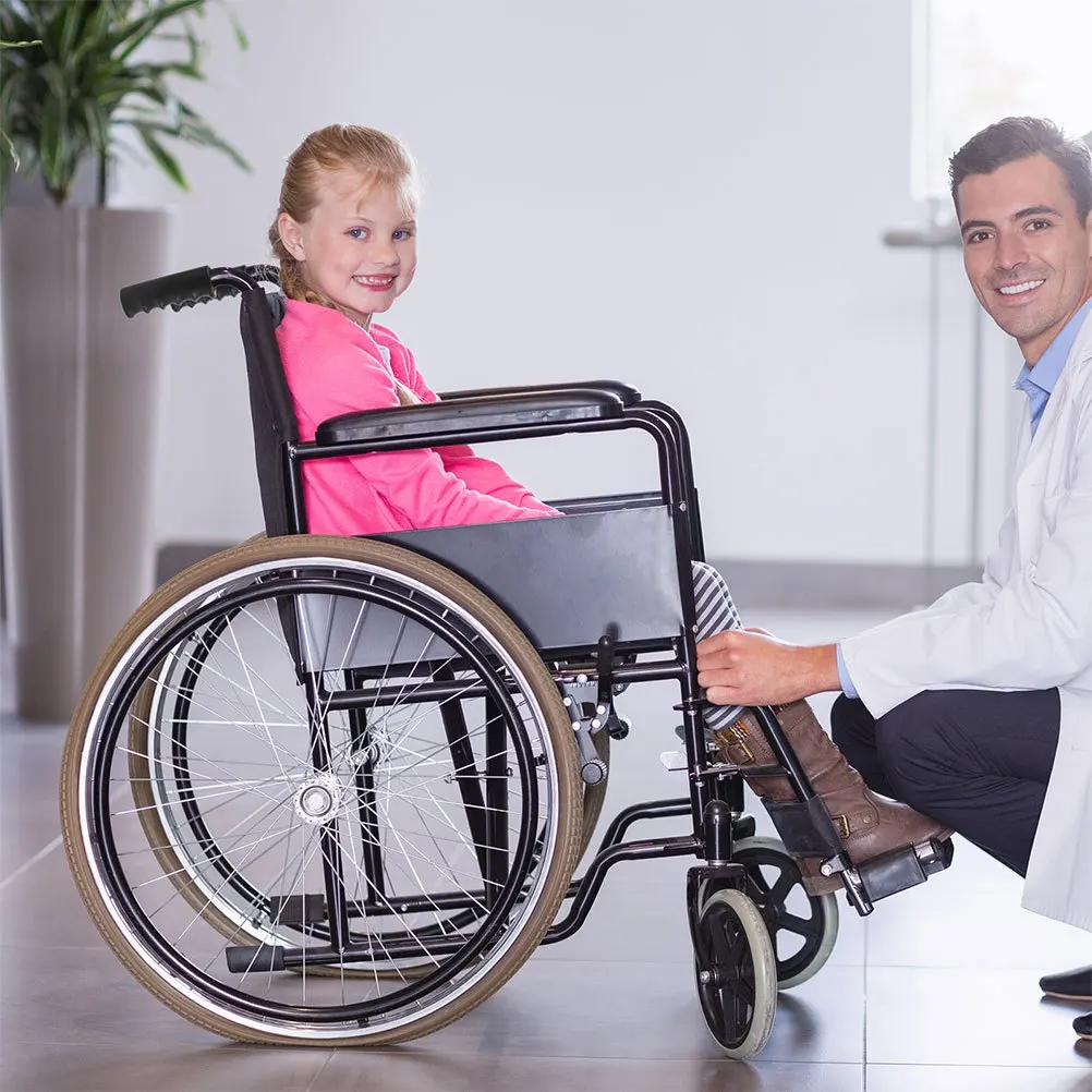 

4pcs Universal Hand Grips For Wheelchairs Walkers Wheelbarrows Non Slip Pvc Handle Covers Black Improved Grip Comfort Durable