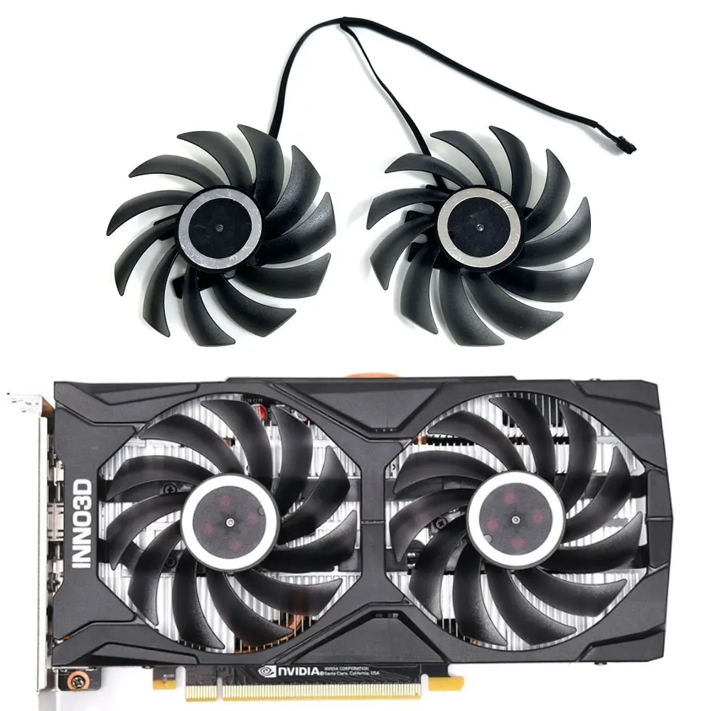 Nowy CF-12915S RTX 2060 SUPER wentylator GPU, dla INNO3D GTX 1660 Spuer, 1660 TI, RTX 2060 Super zwite Goud Extreme wentylator karty graficznej