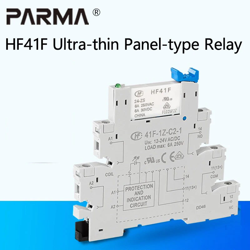 Applicable Schneider, Panasonic, Hongfa ultra-thin plate-type solid-state intermediate relay module module HF41F-024