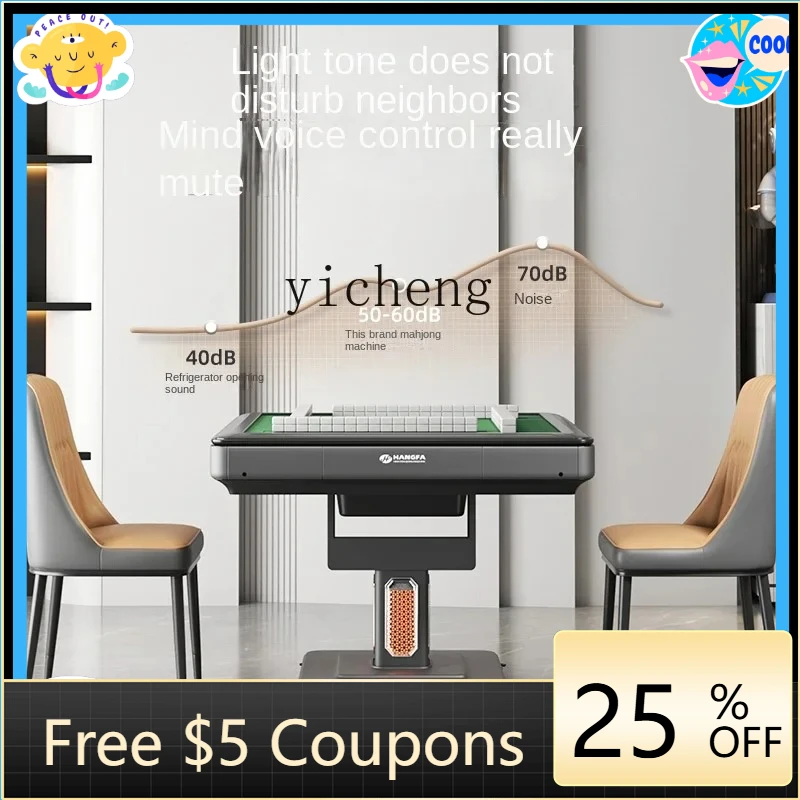 

BB Bass Mahjong Machine Automatic Dining Table Dual-Use Heating Electric Folding Modern Mahjong Table