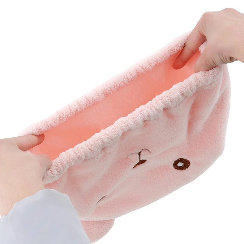 NEW Good Hygroscopicity and Breathability Microfiber Hair Turban Quickly Dry Hair Hat Wrapped Towel Cap Towel Hair Bonnet images - 6