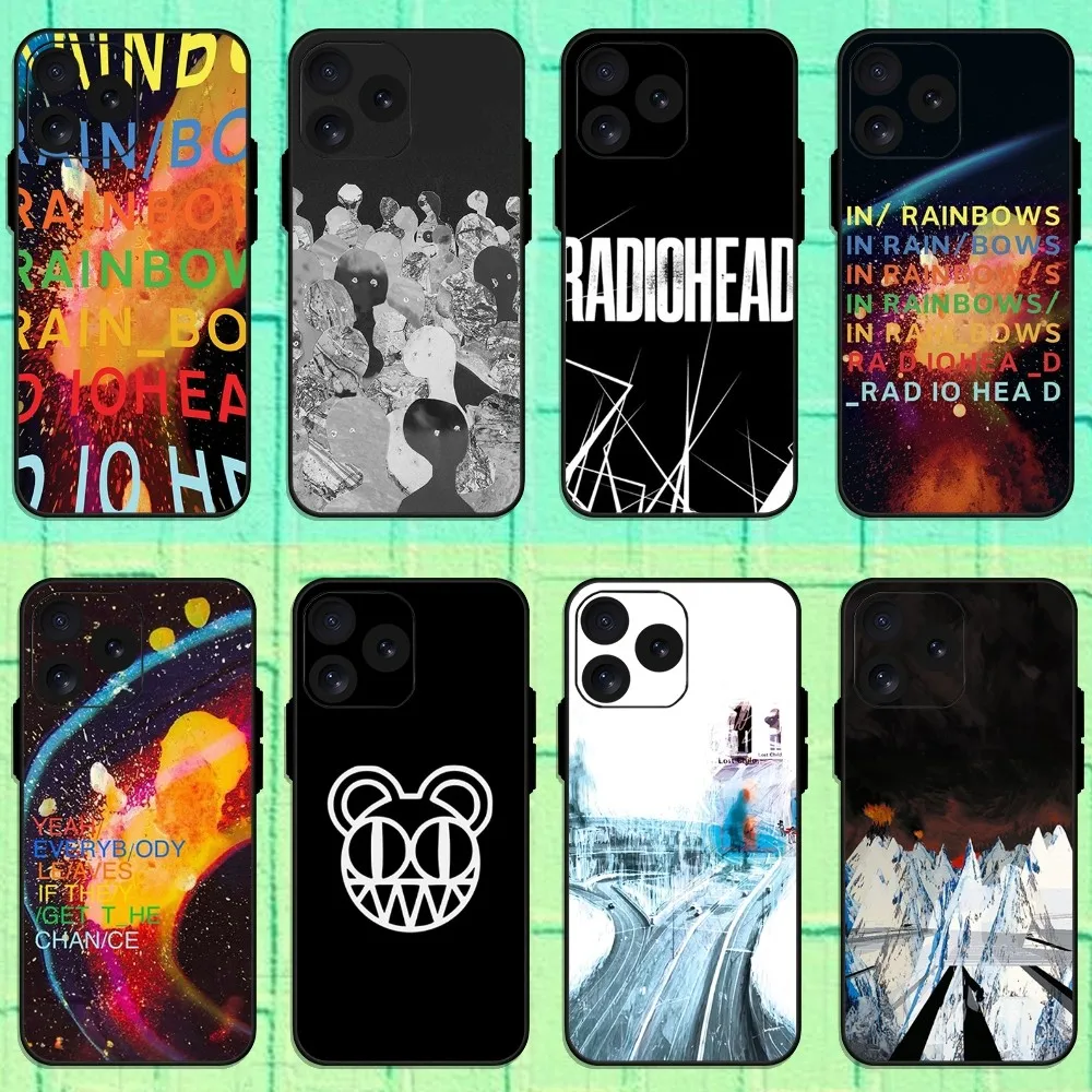 Radiohead Rock Band Phone Case For iPhone 8 11 12 13 Pro 14 15 Mini X XR XS max Plus Shell