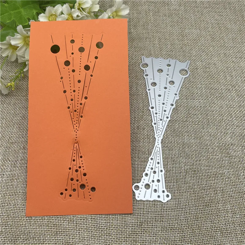 Christmas Bubble Spotty Line Frame  Metal Cutting Dies Stencils For DIY Scrapbooking Decorative Embossing Handcraft Template