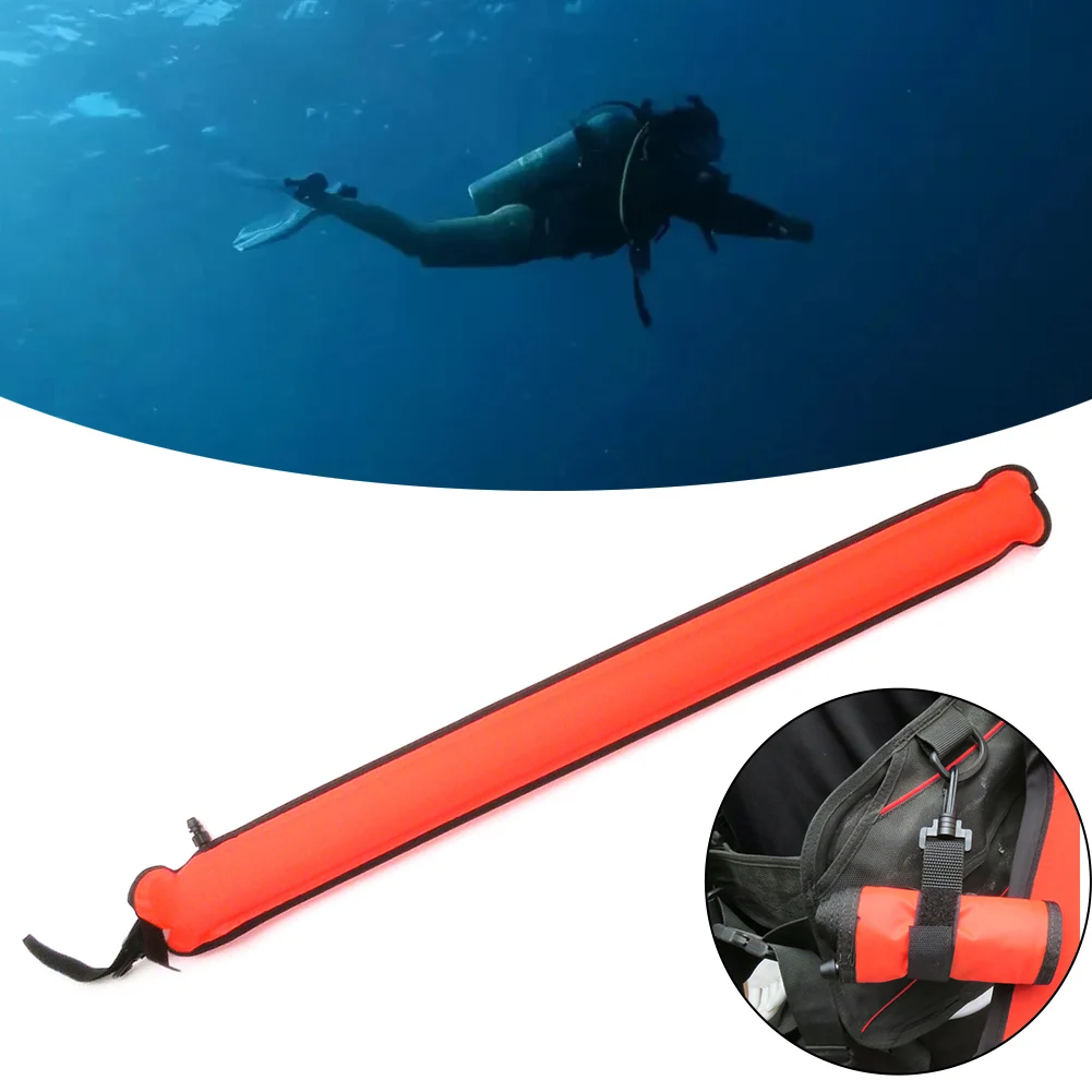 

Buoy For Diving Inflatable Marker Compact Inflatable Diving Buoy Accessory 70D Nylon Fabric Effective Signaling