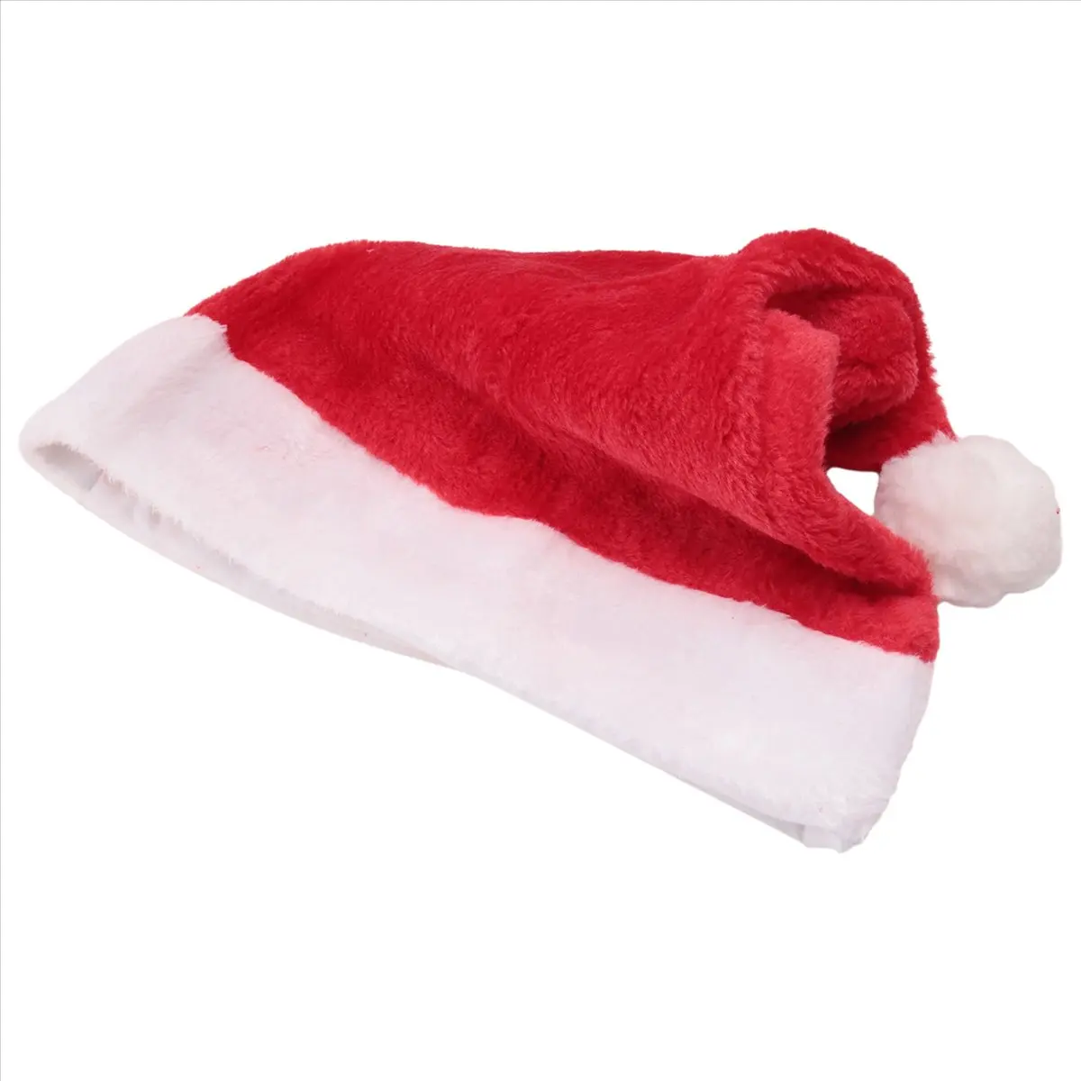 ABQR Шапка Санта-Клауса Рождественская шапка Рождественский костюм Одевание Плюшевая толстая рождественская шапка для взрослых