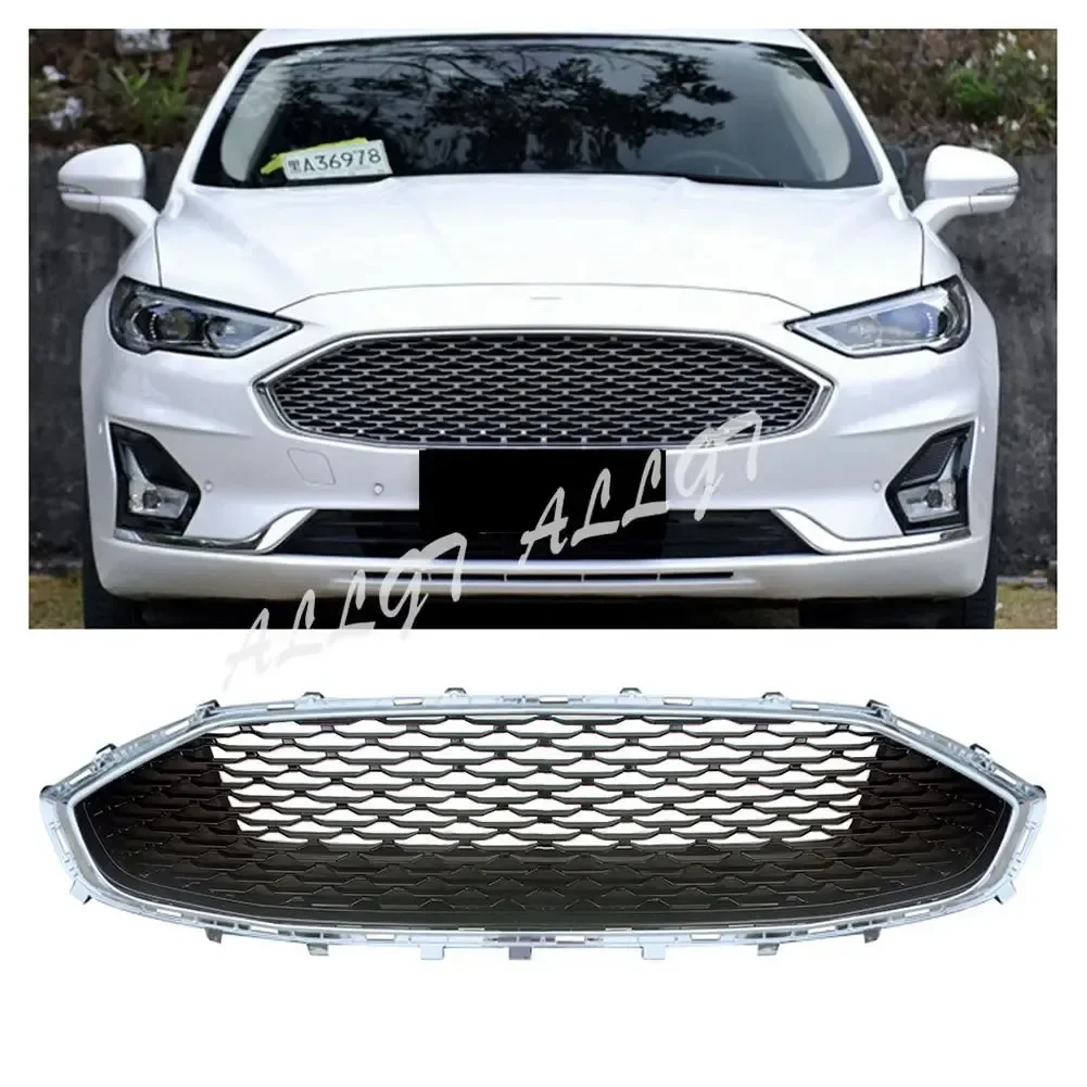 Car Front Racing Facelift Bumper Grill Upper Grilles Fit For Ford Fusion Mondeo 2019 2020 2021