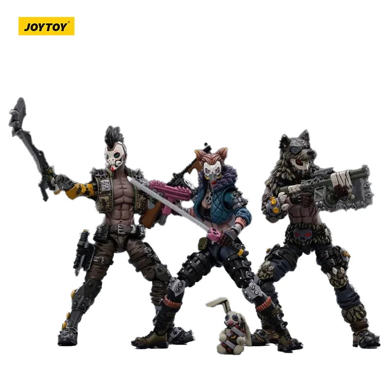 Em Estoque 1:18 JOYTOY BFS The Cult of San Reja Gang Youth Group Iron Hand Jack Axe Neil Ailie JT3500 Action Figure