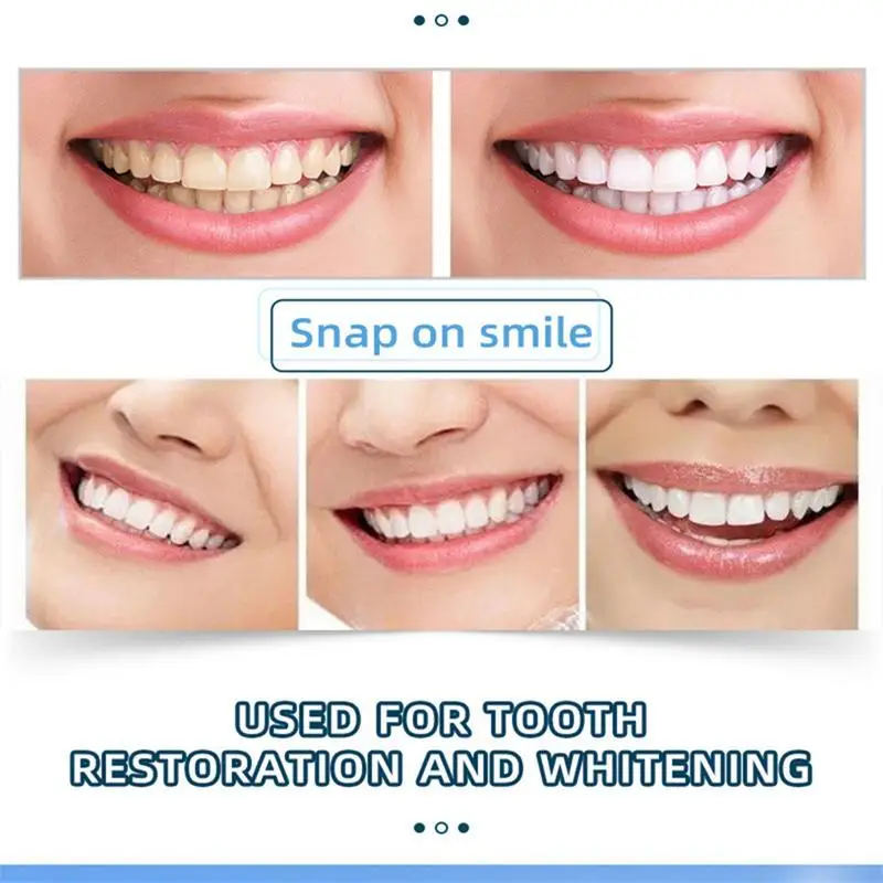 أطقم الأسنان أسنان أسنان مؤقتة وهمية الأسنان المفاجئة على القشرة قشرة الأسنان واقعية لاستعادة الأسنان المؤقتة ل #5