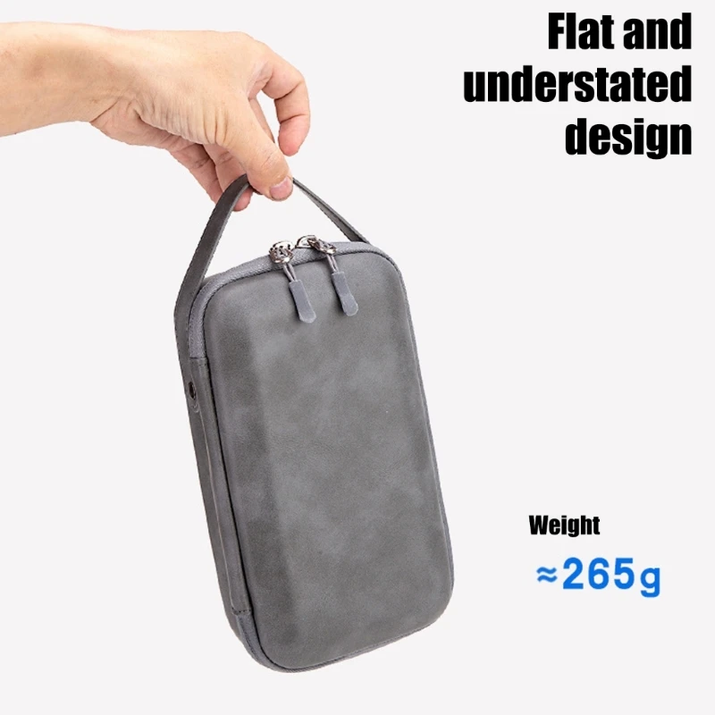 Shockproof PU Camera Specifically For Pocket 4 Compactly Handheld Device Camera Box Case with Mesh Pocket for Cable