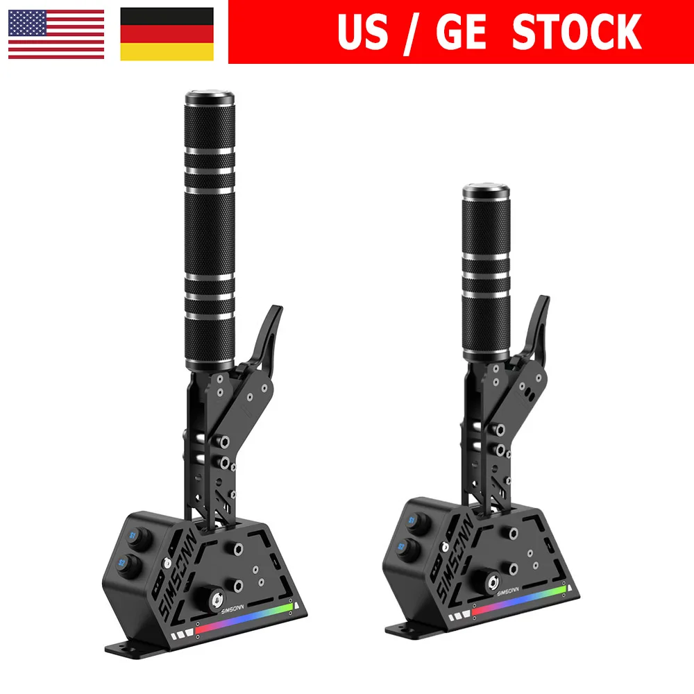SIMSONN SQ Pro Sim Racing Shifter Simulatore di corse Shifter sequenziale Illuminazione RGB Gioco di corse per PC Sensore Hall ad alta precisione