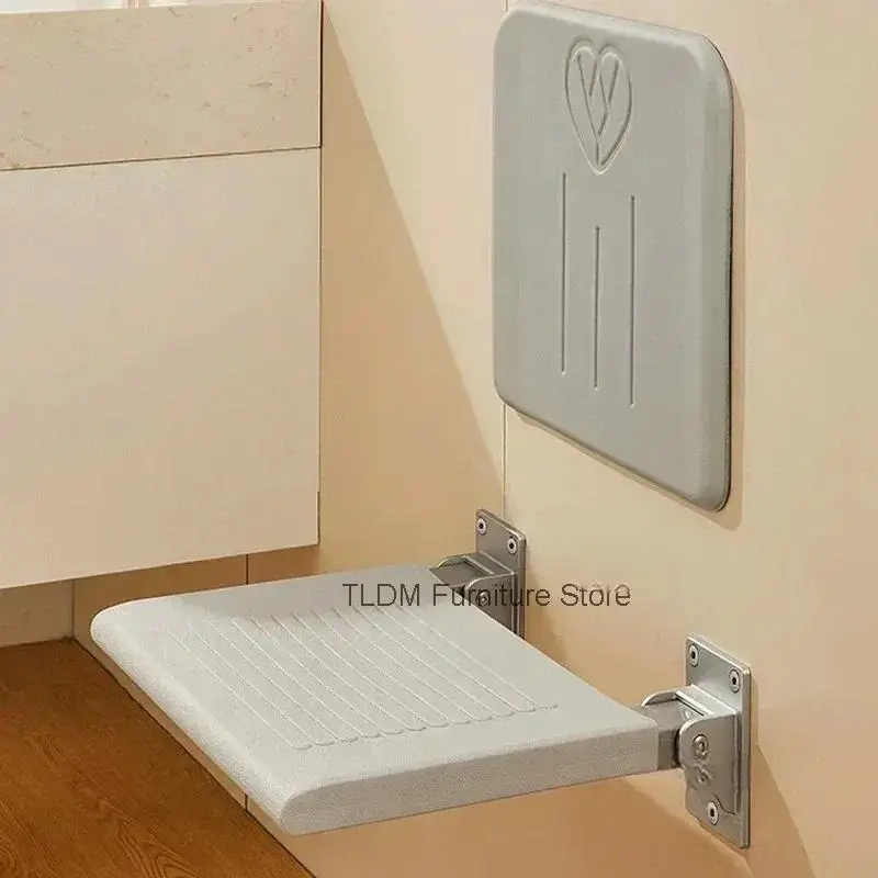 Folding Wall-Mounted Bathroom Seat