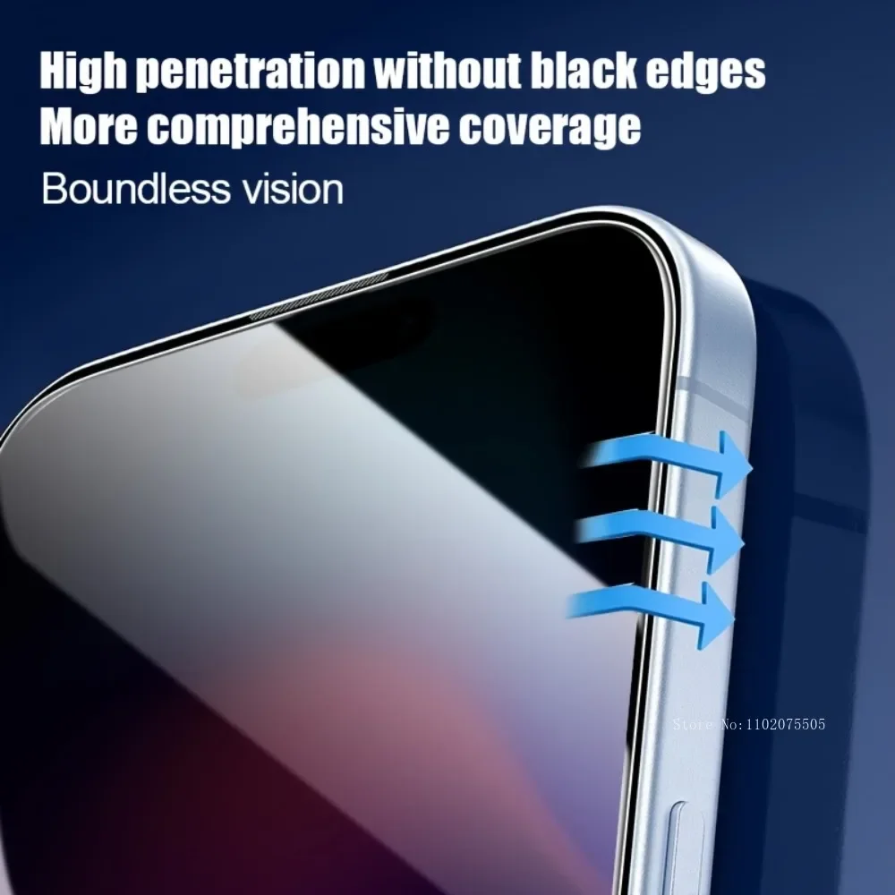 3 قطعة زجاج مقسى مضاد للتجسس لهاتف آيفون 17 16 15 برو ماكس 16e 14 15 Plus شاشة خصوصية لهاتف آيفون 13 12 11 برو 12 13 Mini XS XR