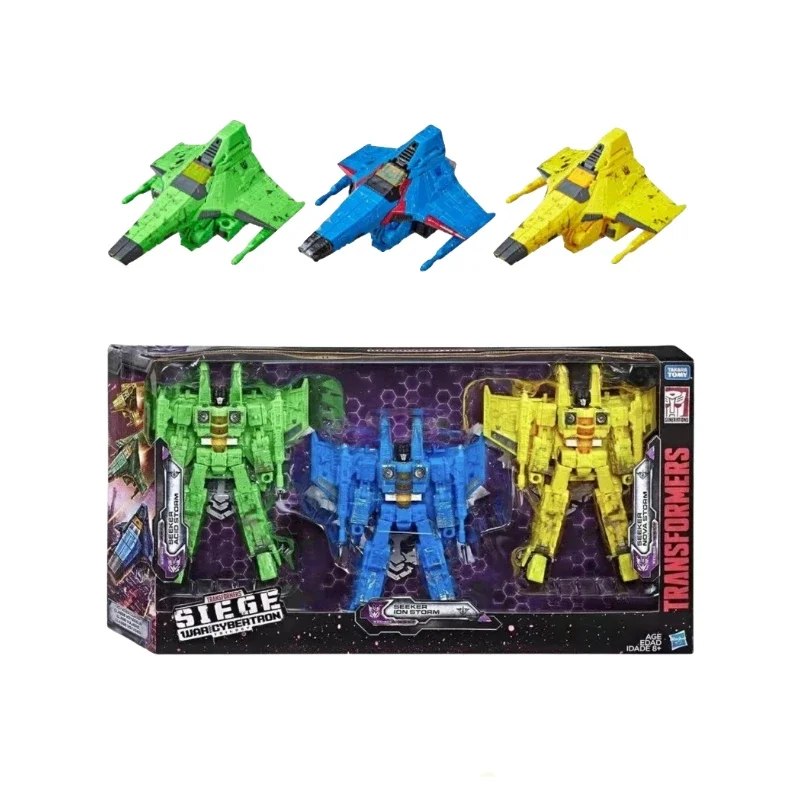 TransformersToys War for Cybertron:Siege WFC-S52-54 Seeker AcidStorm NovaStorm IonStorm 3-Pack Figures Collectible Gifts Hobbies