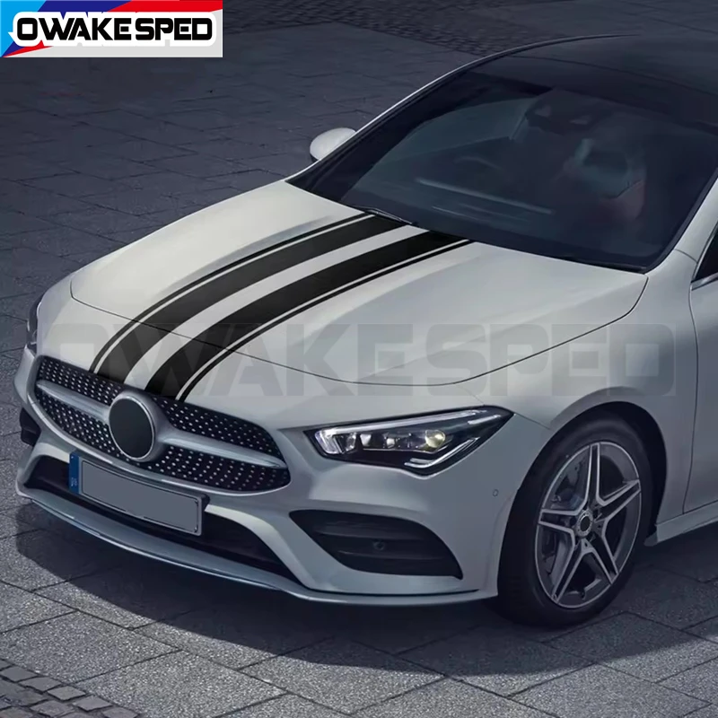 

Наклейка на капот автомобиля, виниловая наклейка на крышку двигателя для Mercedes Benz CLA45 W176 W177 W204 W205 C63 A C E GLA CLA GLC AMG W212