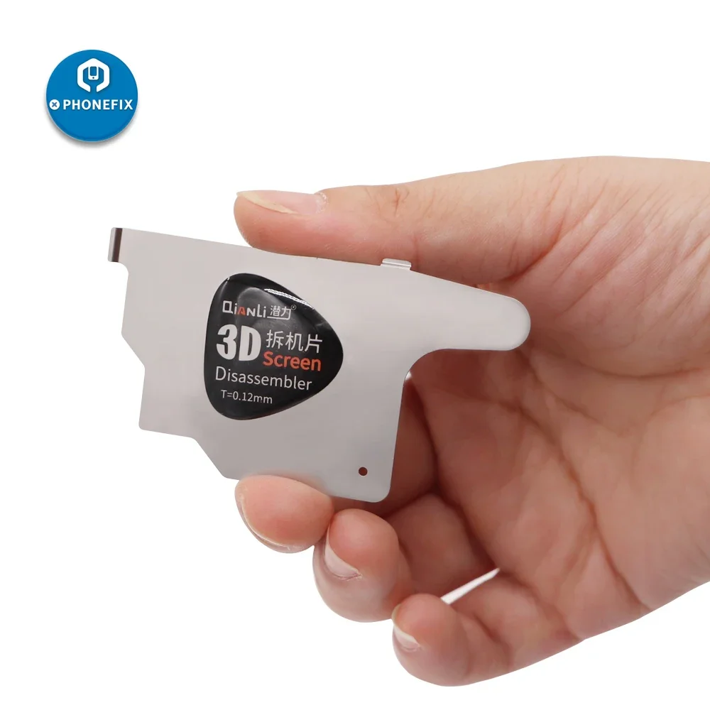 

Qianli 3D-экран для разборки металлических инструментов для открывания тонкая гибкая металлическая карта из нержавеющей стали для ремонта мобильных телефонов