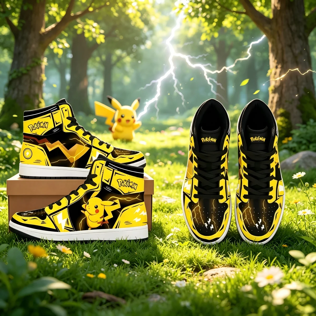 baskets-montantes-pikachu-pokemon-pour-hommes-et-femmes-en-cuir-avec-imprime-anime-eclair-theme-pokemon-personnalisees