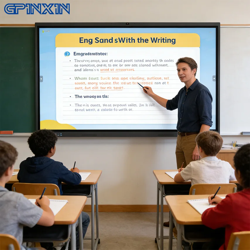 55 65 75 Inch Premium Digital Interactive Whiteboard With Lag-Free Stylus Finger Touch UHD Display For Seamless Writing+Drawing