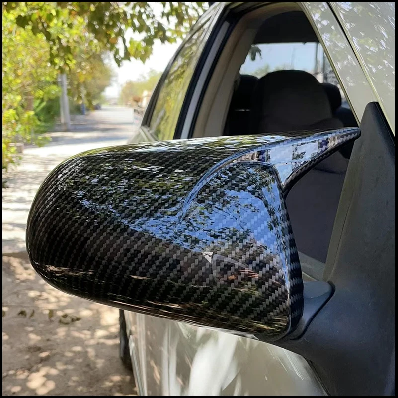

Car Styling For Toyota Corolla 2009-2013 Rearview Mirror Cover Caps Shell Decorate With OX Horn Trim Auto Accessories