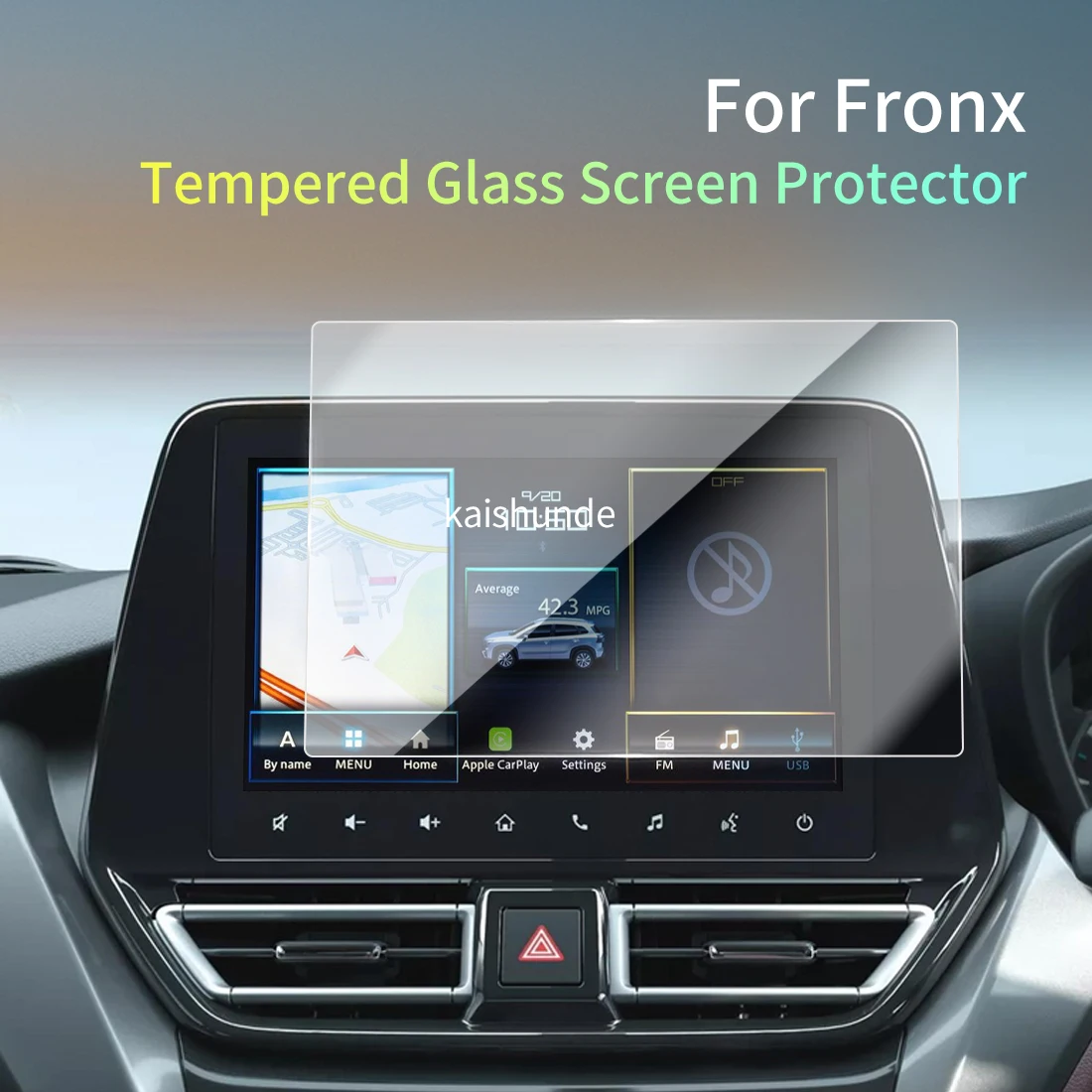 

Car Stickers Meters Protector For24 Suzuki Fronx Tempered Glass Protective Film Display Navigation Vehicle