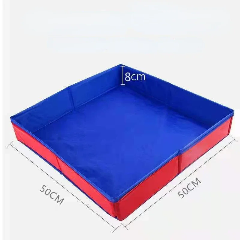 Raum Oxford Stoff Sandspiel Wasserspiel zeug aufblasbare faltbare Sand tisch Tablett Kinder magischen Sand Tisch Schwimmbad