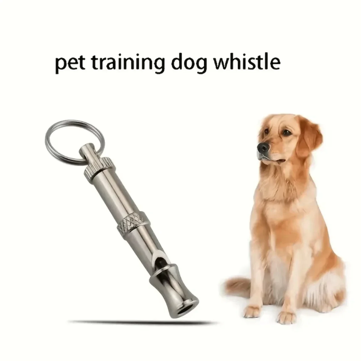 2Pcs Dog Whistle To Stop Barking, Adjustable Sound Pitch Dog Whistle With Keychain, Professional Recall Pet Puppy Cat Dog