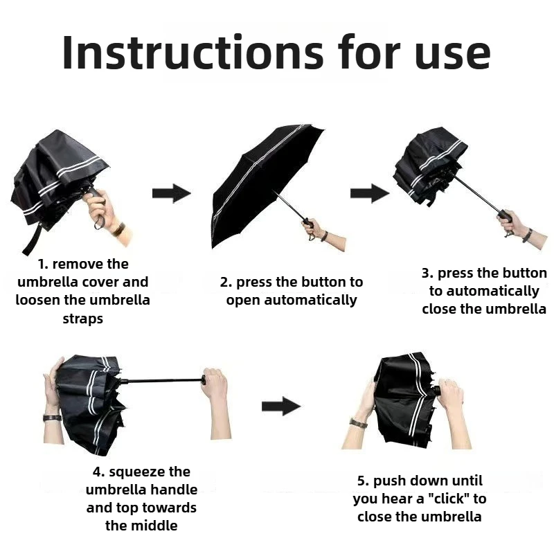 Cartoon Stitch Zonnebrandcrème Automatische 3-voudige Paraplu Leuke Anime Draagbare UV-blocking Parasol Huishoudartikelen Kind Geschenken