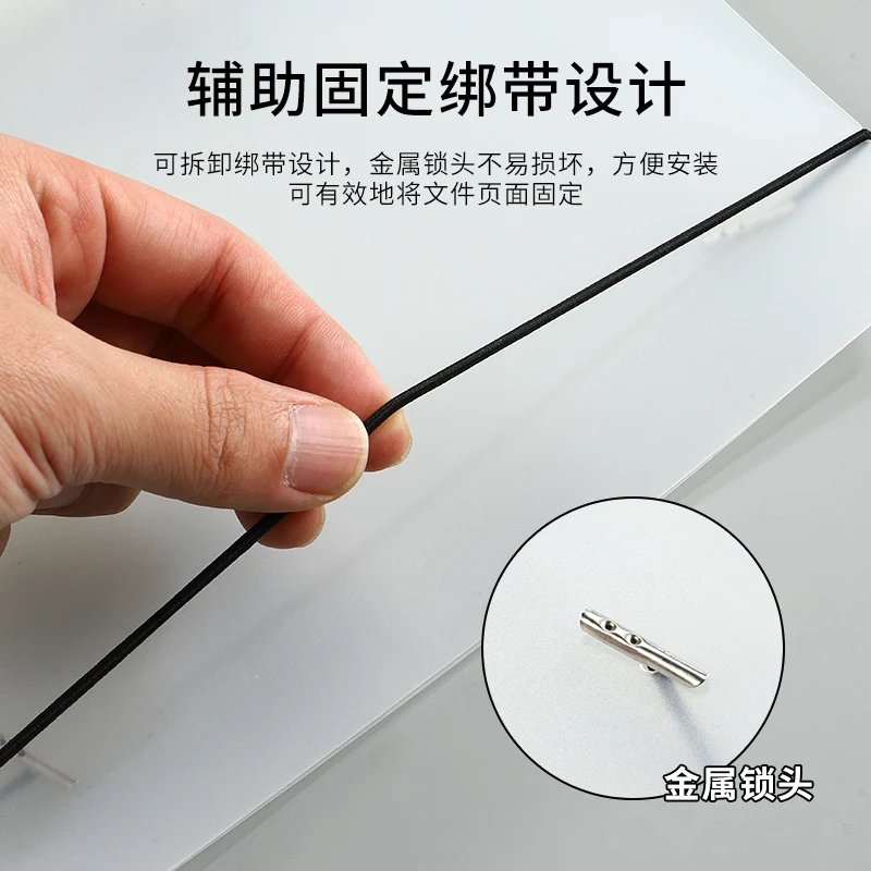 A7 transparent 6Ring binder ring6mm folder pp waterproof