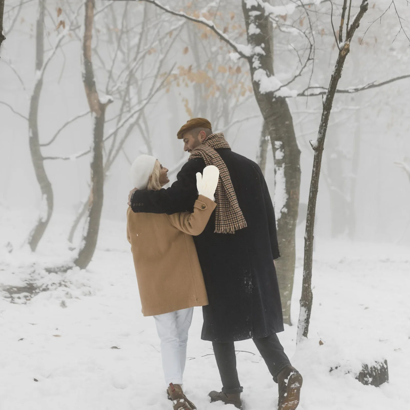 

3pcs Adult Warm Gloves Thickened Mittens For Women Winter Outdoor Use Portable Comfortable Long Winter Gloves