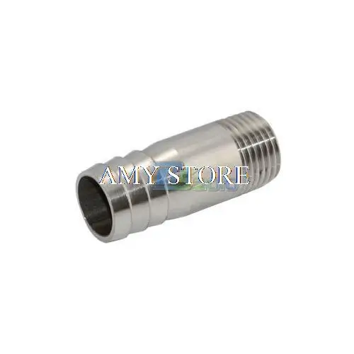 

1/2" Male Thread Pipe Fitting x 20MM OD Barb Hose Tail Connector SS304 BSP NEW