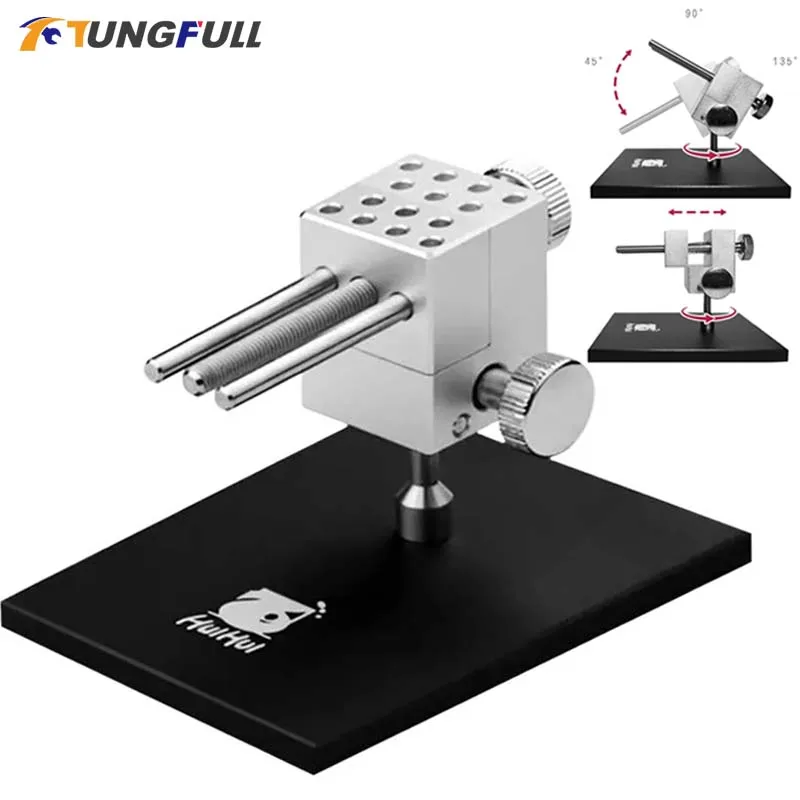 Mini Vise Stainless Steel Precision Model Building Tools Table-top Vise For Modeler Precision Aluminum Alloy Bench Vise DIY