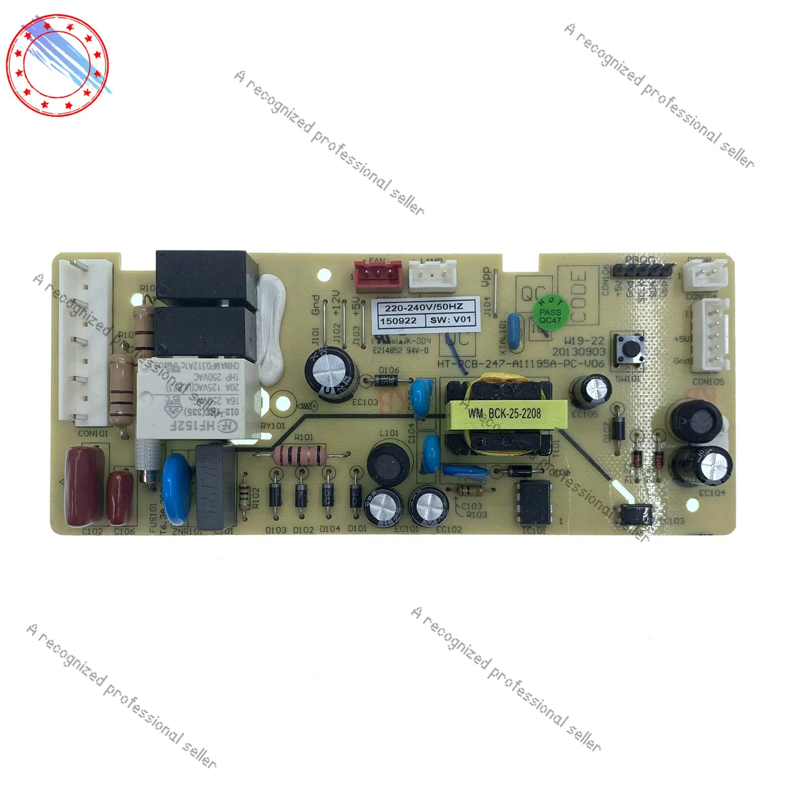 

W19-22 Candy / Hoover Refrigerator Circuit Board Fridge Main PCB Power Control Board HT-PCB-247-A11195A-PC-V06