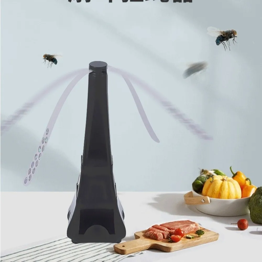 

Battery Powered Dining Table Fly Fans Automatic Keep Flies Away Food Fans Convenient Safe Fly Spinner Table Top