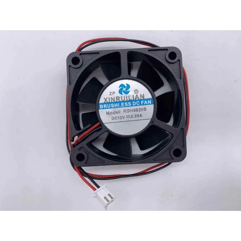 MY For XINRUILIAN RDH6020S 12V 0.25A 60*60*20MM 2-wire 6CM cooling fan