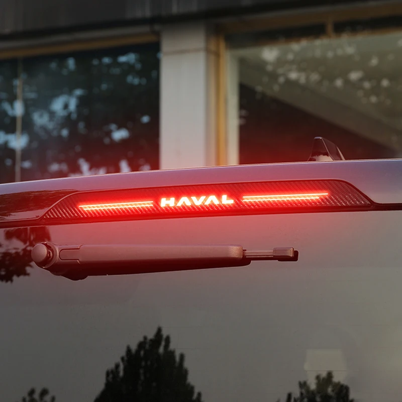 For HAVAL H9 2nd 2024 2025 Decals High Mounted Stop Brake Lamp Light Car Styling Rear Fog Lamp Sticker Accessories