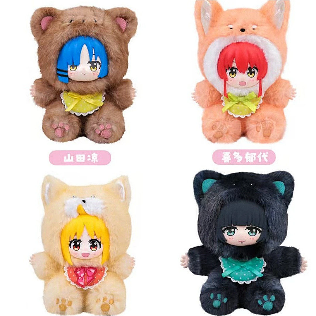 EAKI Bocchi a Rocha! Boneca de pelúcia da série de festa sentada para animais de estimação fofos |   Decoração de mesa com chaveiro de bolsa oficial licenciada