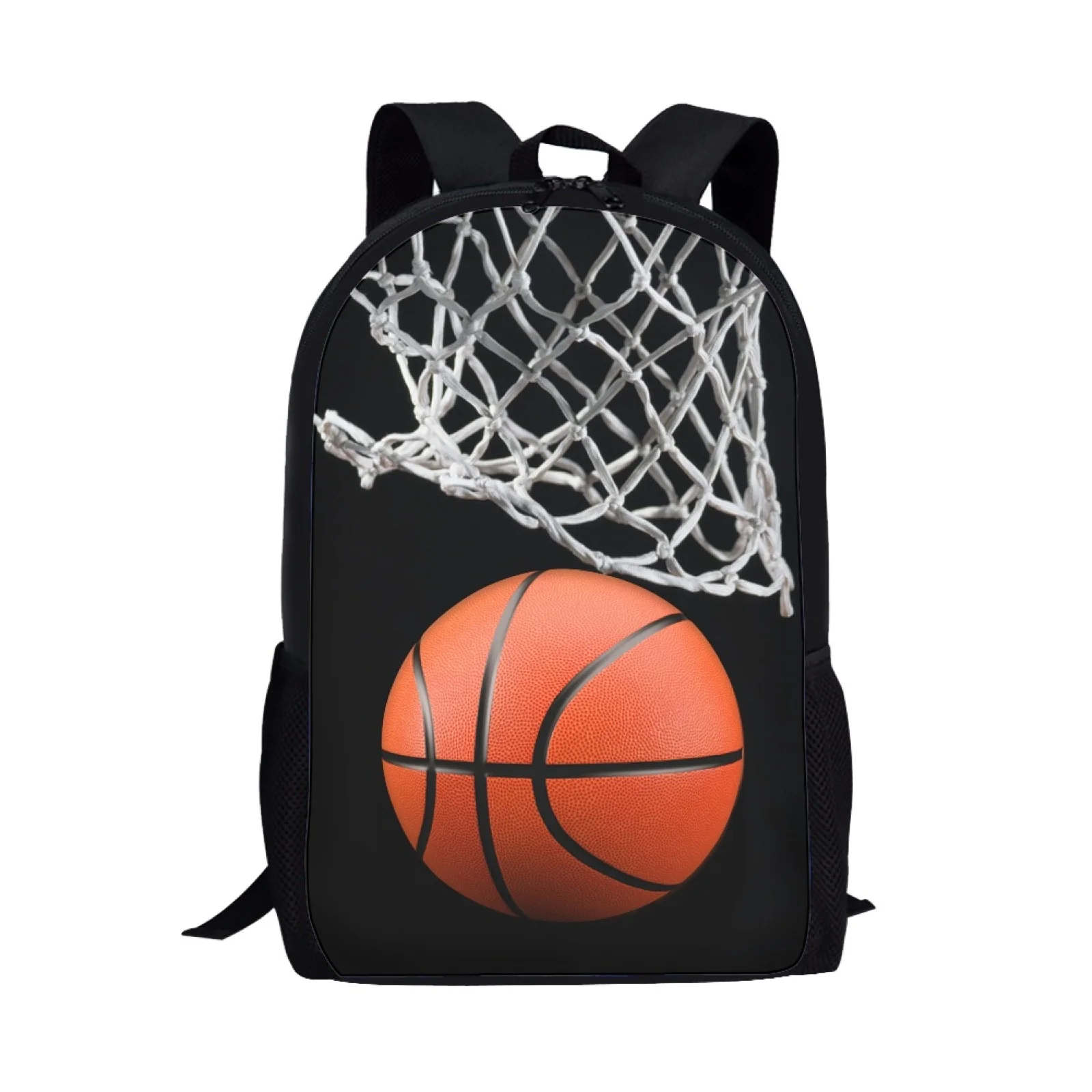 Mochila escolar con estampado de baloncesto en 3D para niños, adolescentes, Adolescentes