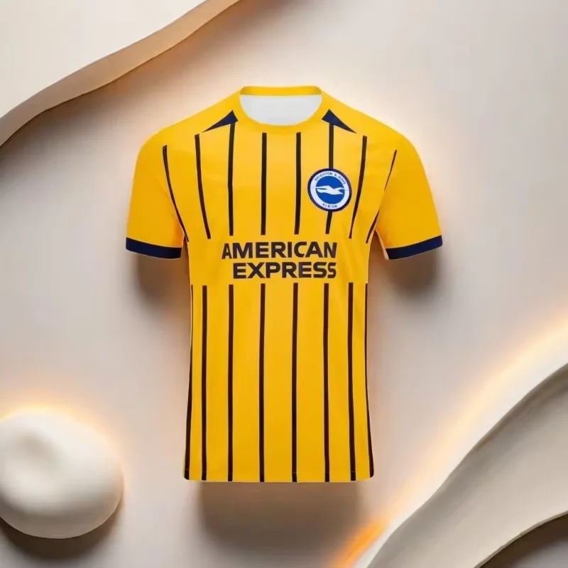 2026 Hot Selling Quick Drying Brighton Football Jersey Men's Clothing Printed Jersey Outdoor Casual Breathable Sports Shirt