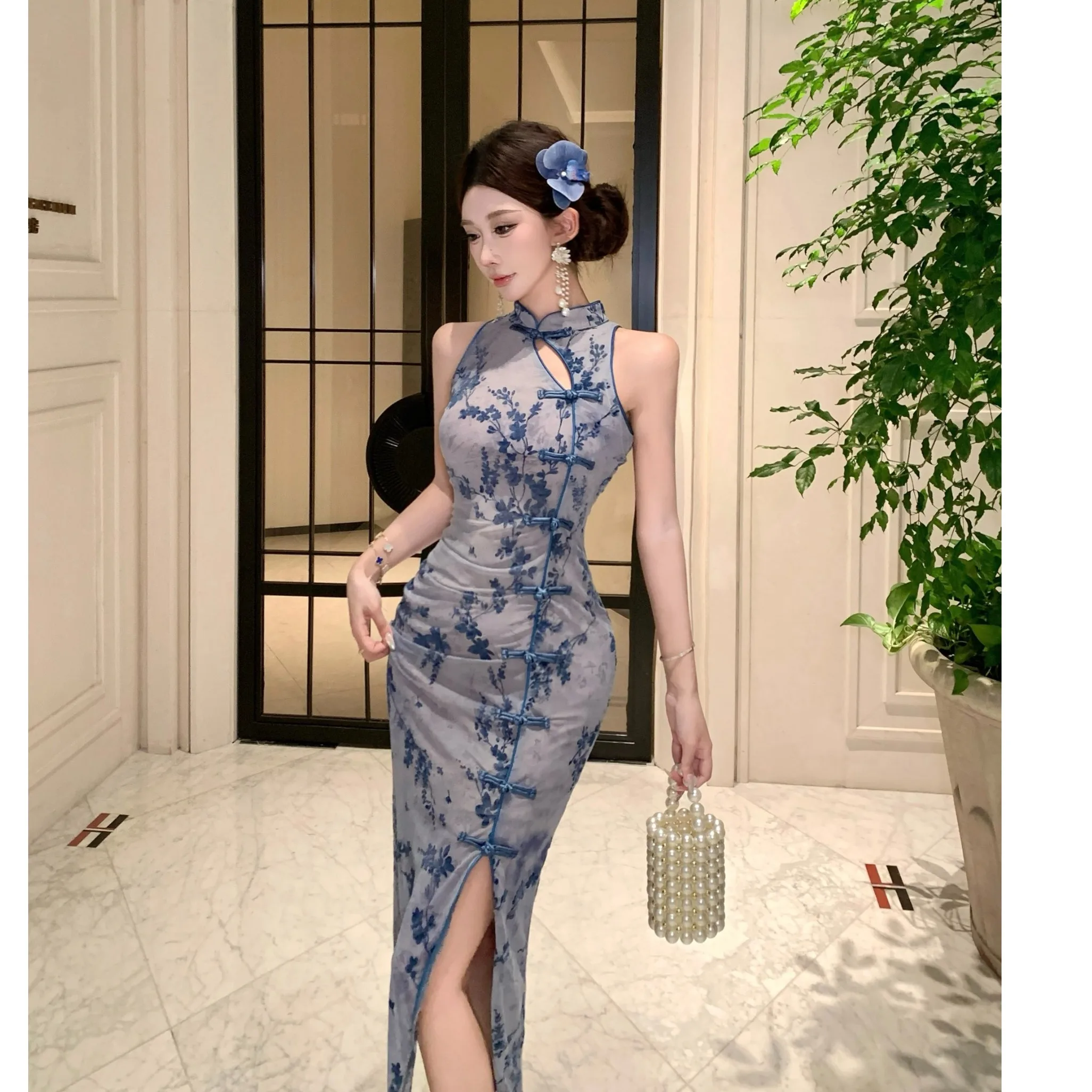 Saia Longa Feminina Vintage em Veludo Coreano Ele, Estilo Dr Net, Respirável em Fibra de Poliéster