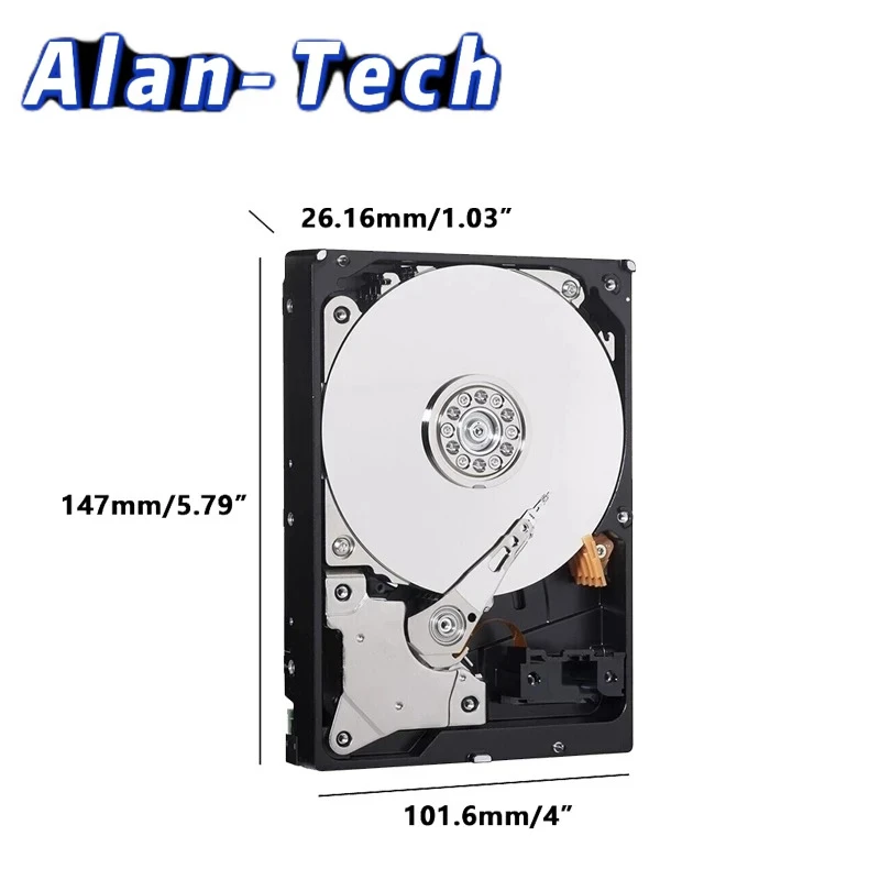 محرك أقراص صلبة داخلي رقمي webster-n-NAS ، 2 أحمر ، من من من فئة SATA ، 6 ، 64 ميغابايت Cache HDD