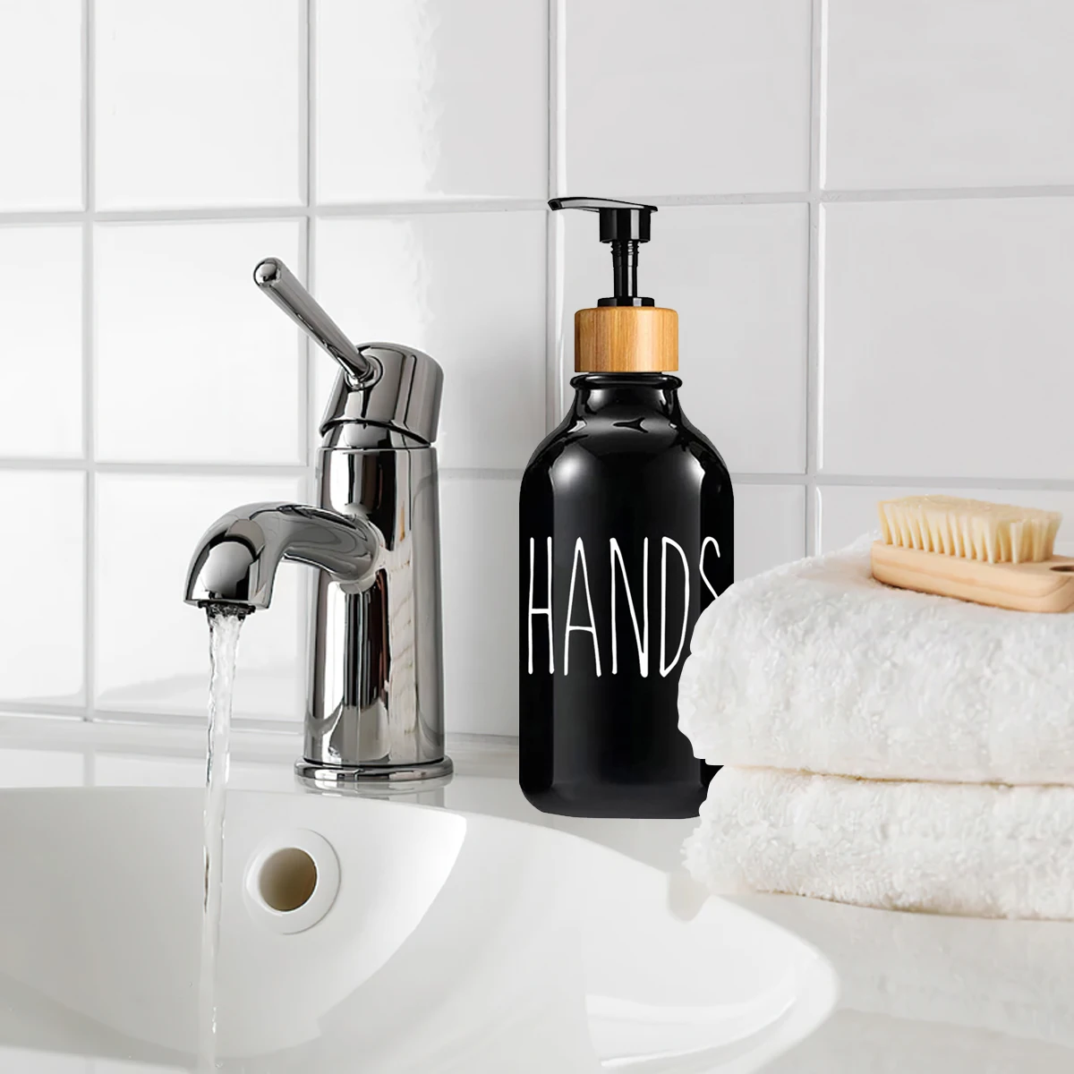 Refill Dish Soap Dispenser Kitchen Farmhouse Decro Coutertop Hand and Dish Soap Bottle Hand Wash Dish Wash Soap Container