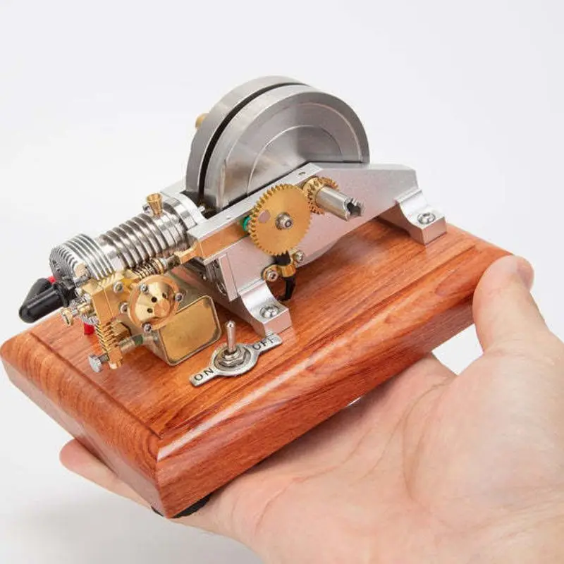 

M96 mini horizontal air-cooled single-cylinder 4-stroke engine model start-up engine finished decoration gift for friends