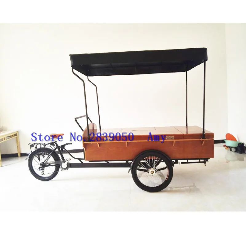 Multifunction Mobile Coffee Kiosk Bike Mobile Food Cart Coffee Vending Bike for Sale