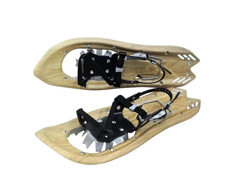 

High quality Wooden texture plastic snowshoes Decking Material winter snow walking