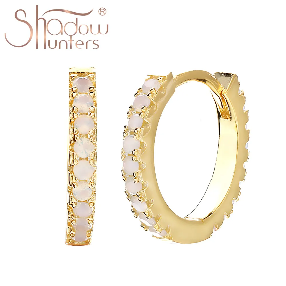 

Серьги-кольца из серебра 925 пробы с опалом, высококачественное золотое покрытие, для женщин, роскошные, модные, свадебные серьги-кольца.