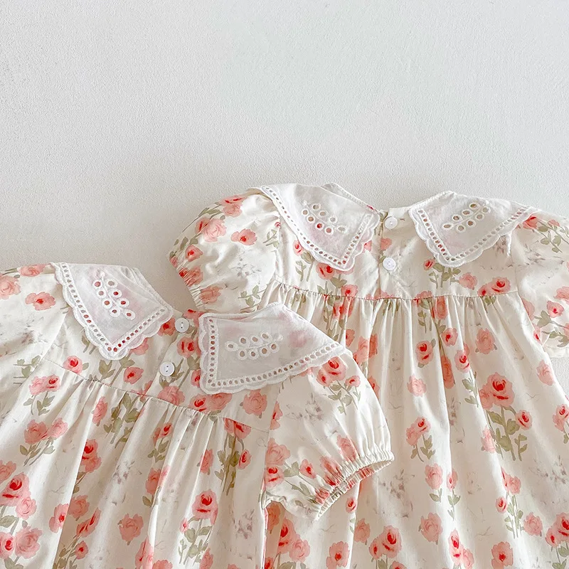 ZOETOPKID 2026 Sommer Kinderkleidung Säuglings-Strampler 0-24M Kinder Prinzessinnen-Bodysuit Ärmellos Baumwolle Bedruckt Mädchen Partykleid – Detail 12