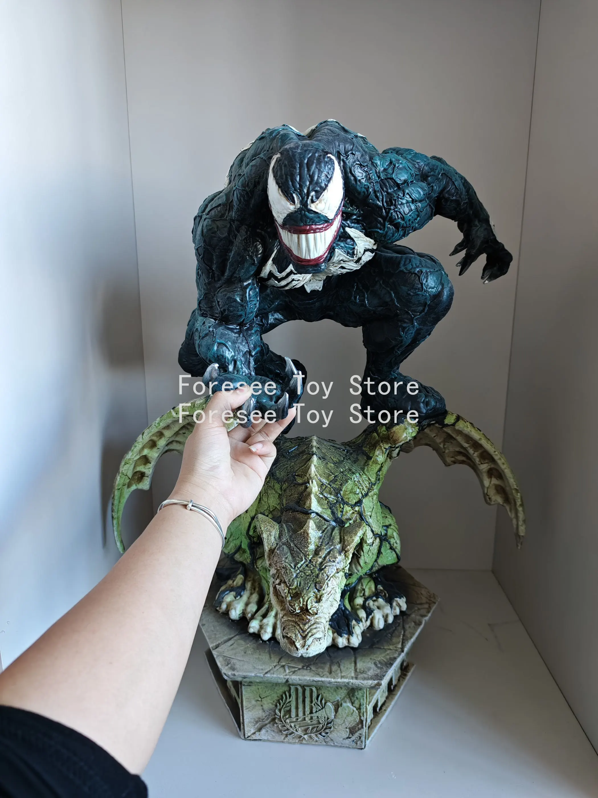 

Venom Manga Version 1：4 Action Figure Venom Spider Man Model Sculpture Statue High-Quality Collectible Figure Birthday Gift Boys
