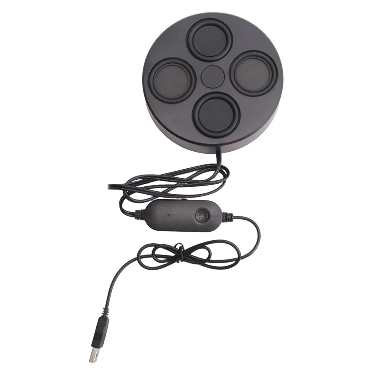 A46U USB Speakers with Bluetooth for PC 4.9 Inch Ultrathin 26mm Magnetic Stereo Surround Sound 6Ohm 6Wx2 for Laptop