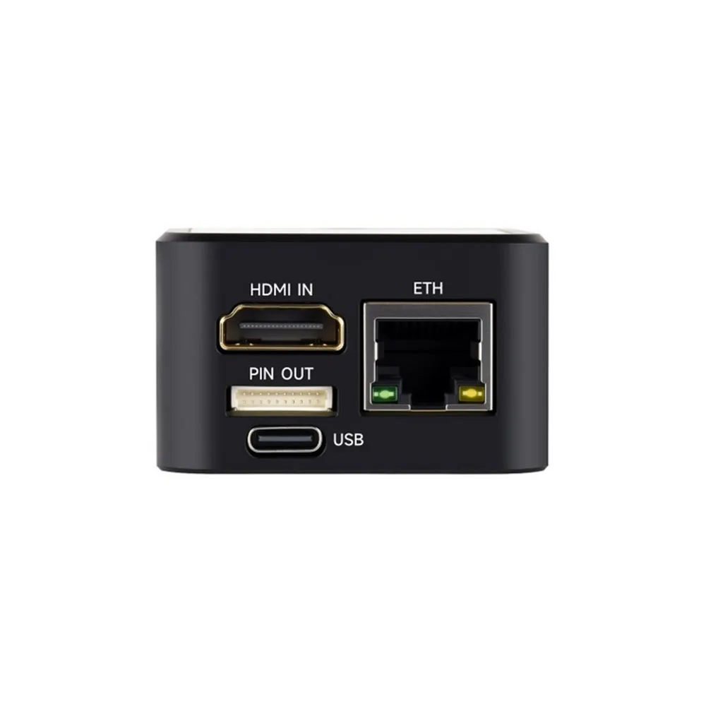 Lightweight IP KVM Remote Management Tool, 1920*1080@60fps HDMI Input, HID Signal Output for Remote Control