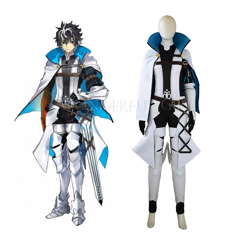 

New Anime Fate/EXTELLA LINK Saber Charlemagne Cosplay Costume Outfit Carnival Halloween Costumes for Women/Men Custom Any Size